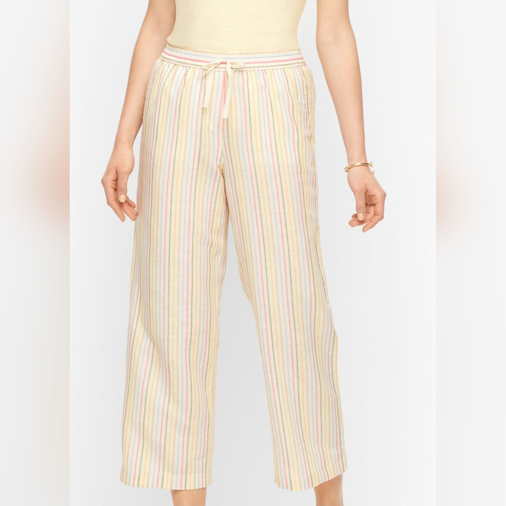 Talbots Linen Sunshine Capris